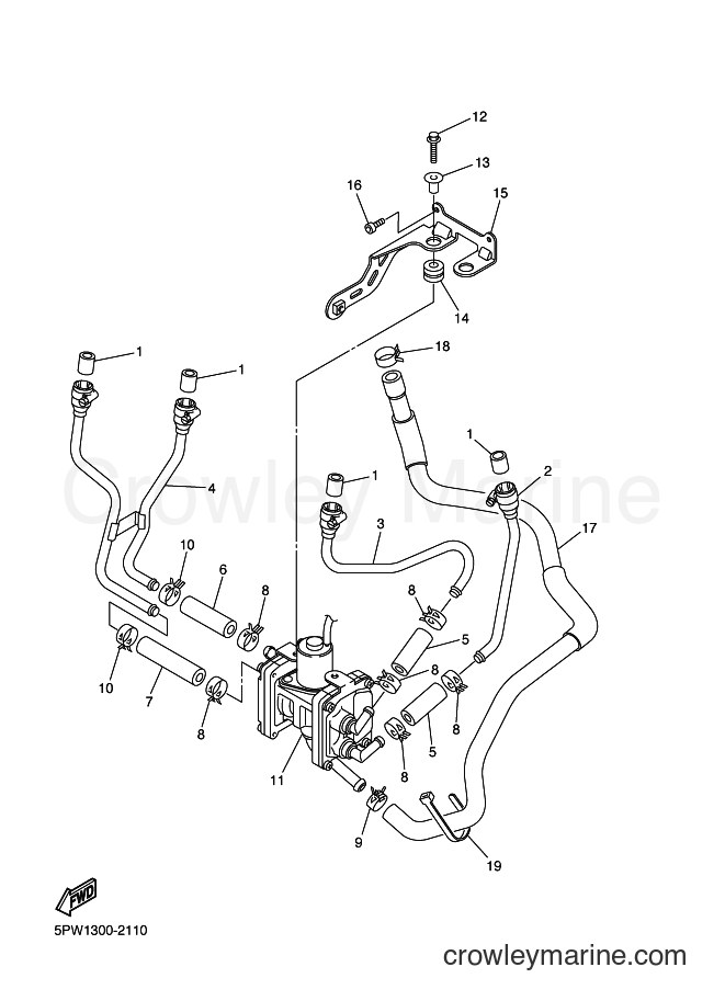 2003 Sport Bike YZF-R1 - YZF-R1 (5PW7) [040] - AIR INDUCTION SYSTEM