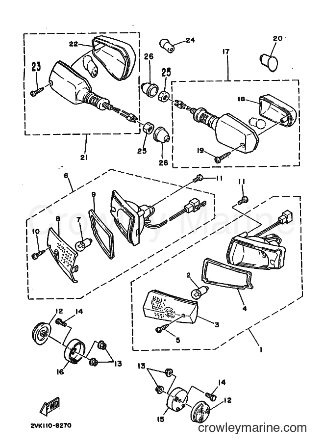 1988 Scooter CG50E - CG50E (2YT1) [020] - FLASHER LIGHT