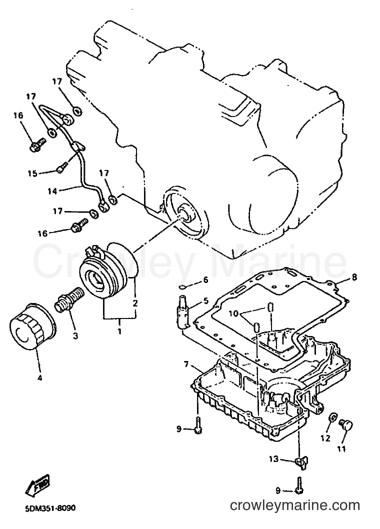 1998 Scooter YH50 - YH50 (5EU7) [010] - OIL COOLER
