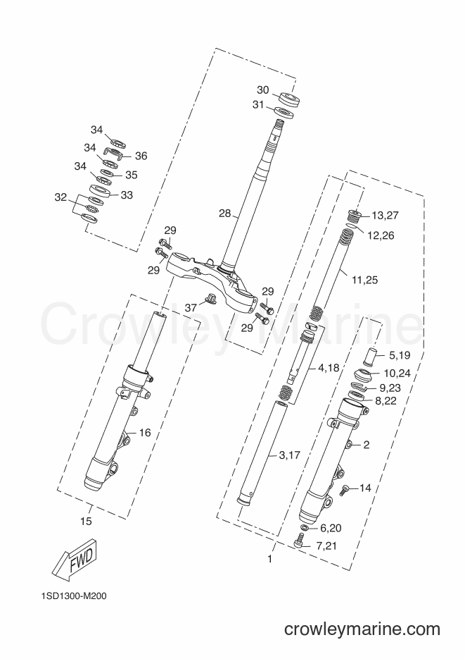 Yamaha Motors YP400RA (1SDC) [030] - STEERING