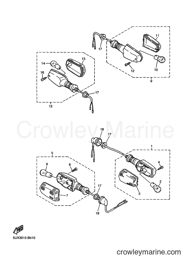 2004 Street Bike XJR1300 - XJR1300 (5WM7) [080] - FLASHER LIGHT