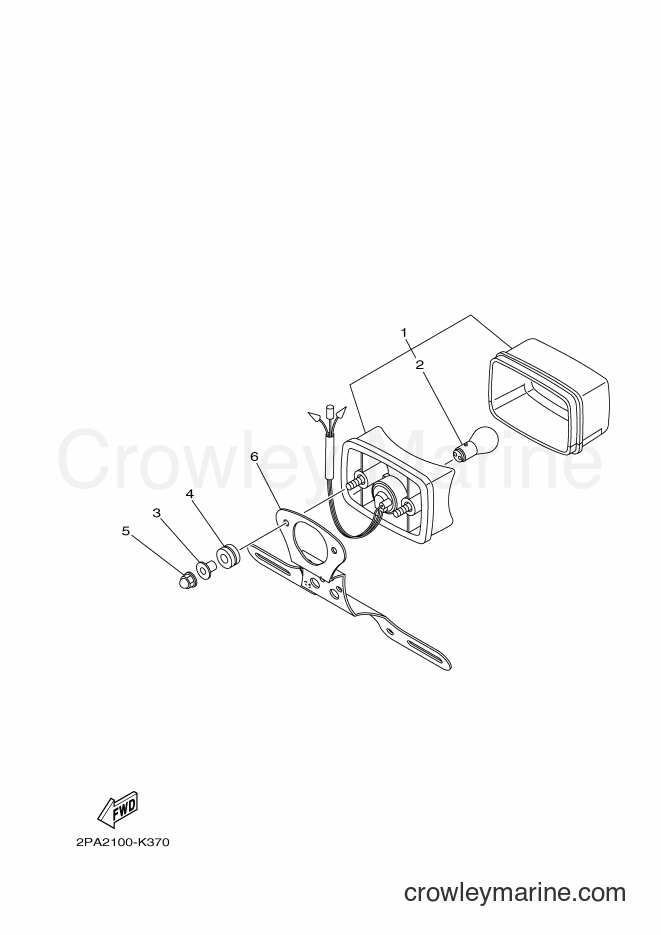 2011 ATV YFM125R - YFM125R (2PA2) [010] - TAILLIGHT