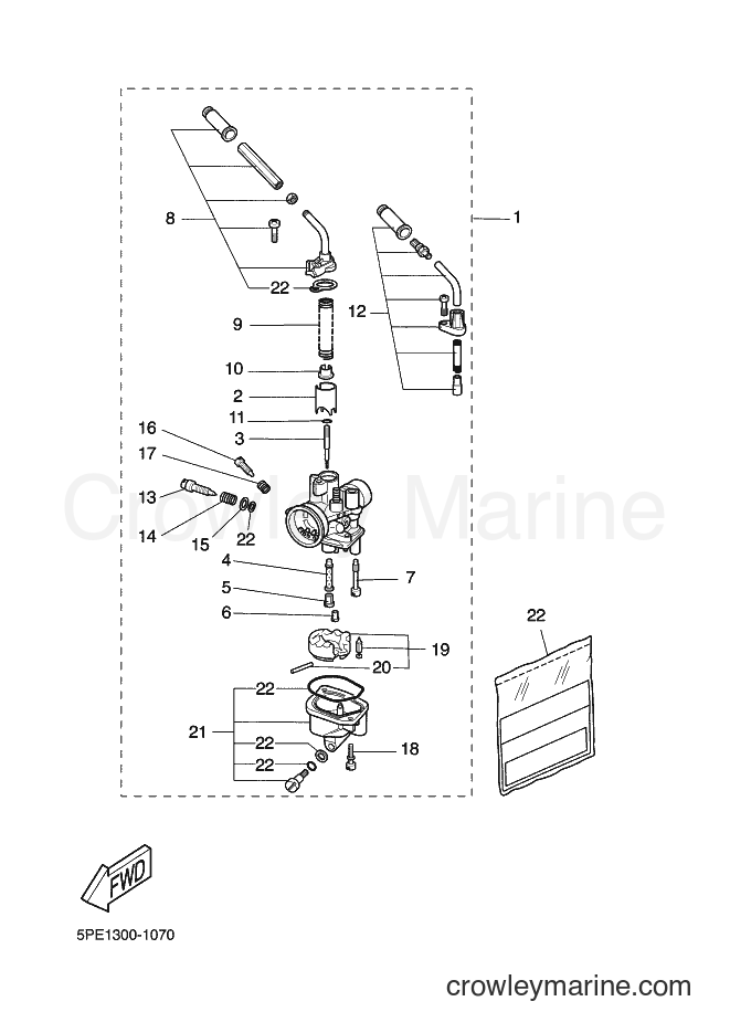 2003 Scooter YQ50L - YQ50L (5WJ3) [060] - CARBURETOR