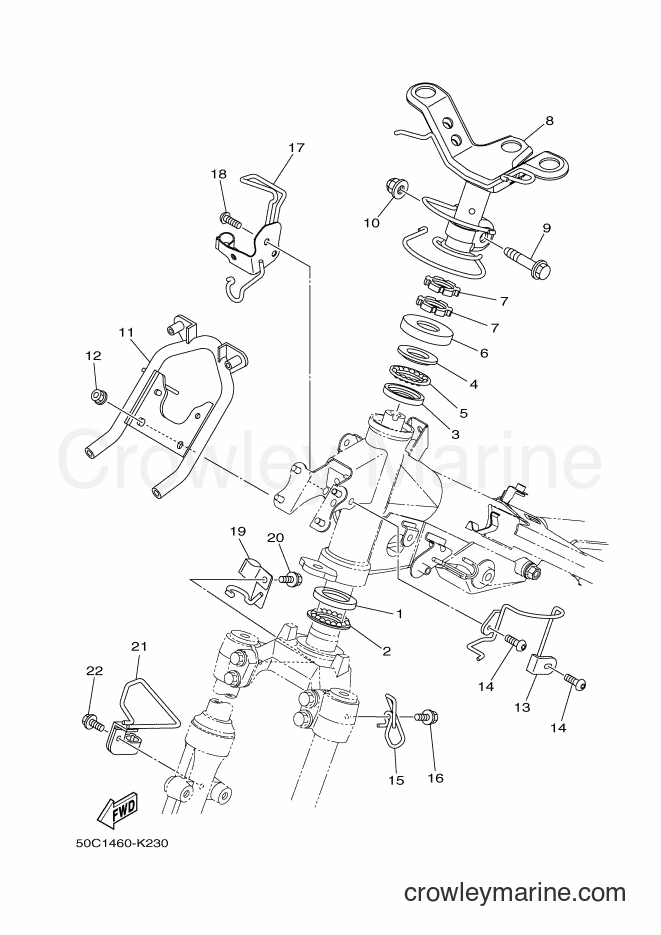 Yamaha Motors T135SEC (55S5) [010] - STEERING