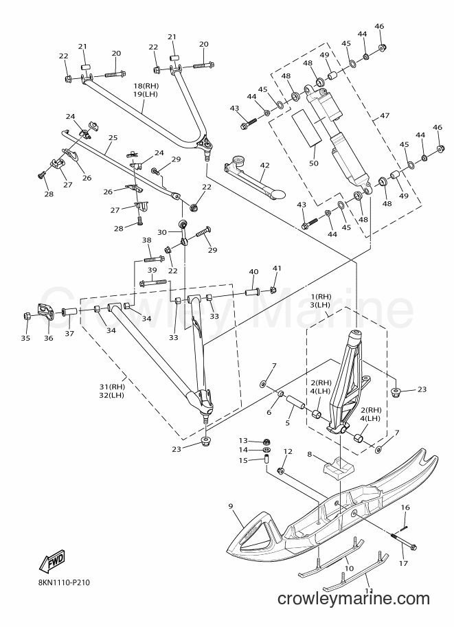 Yamaha Motors SRV10RL (8KN3) [010] - SKI