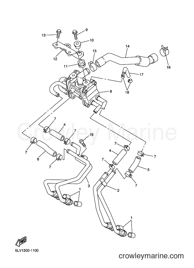 2001 Street Bike FZS1000 - FZS1000 (5LV1) [040] - AIR INDUCTION SYSTEM