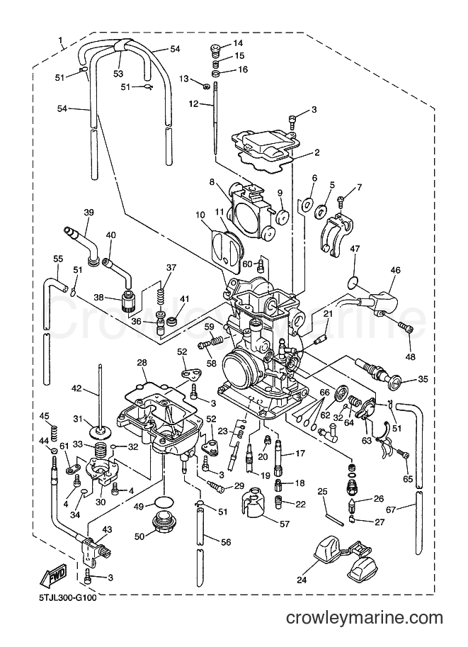 Yamaha Motors WR450F (5TJL) [010] - CARBURETOR