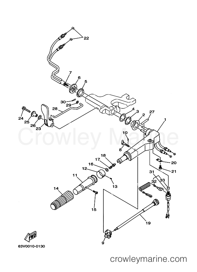 Yamaha Motors 15F (63W) [120] - STEERING