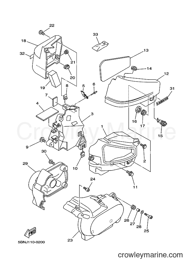 Yamaha Motors XVS650A (5SC3) [010] - SIDE COVER