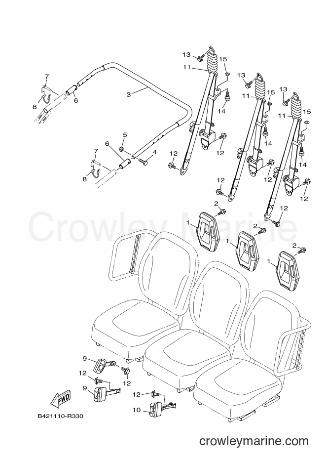 Yamaha Motors YXM700E (B42E) [010] - SEAT 2