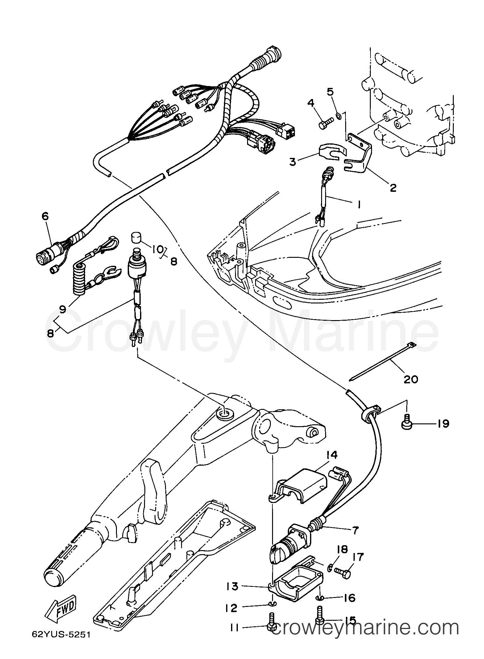 Yamaha Motors F50TLHV - ELECTRICAL 3 (TH)