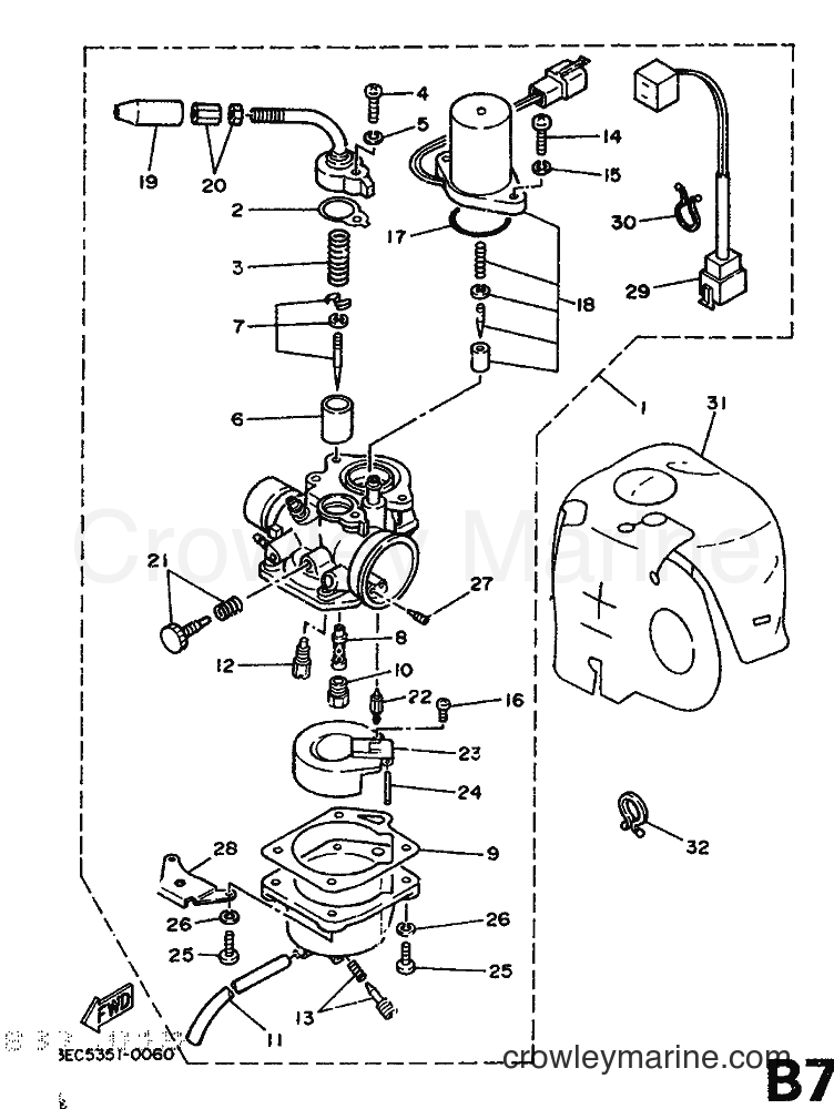 1990 Scooter CH50 - CH50 (3EC6) [999] - CARBURETOR
