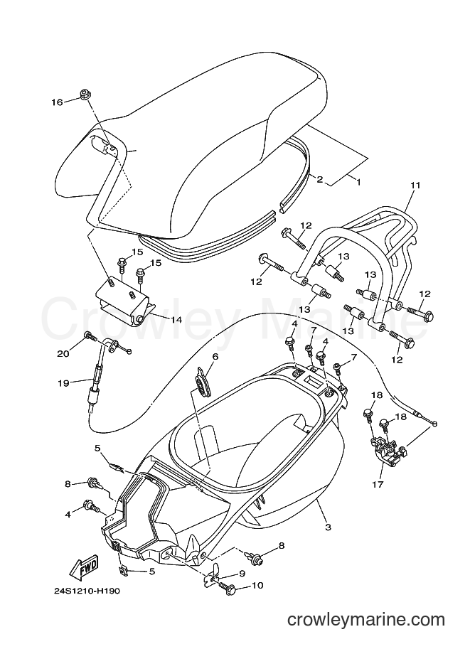 2009 Scooter YW125 - YW125 (37D1) [010] - SEAT