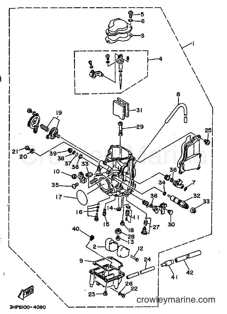 1994 ATV YFM350ER - YFM350ER (3HPA) [010] - CARBURETOR