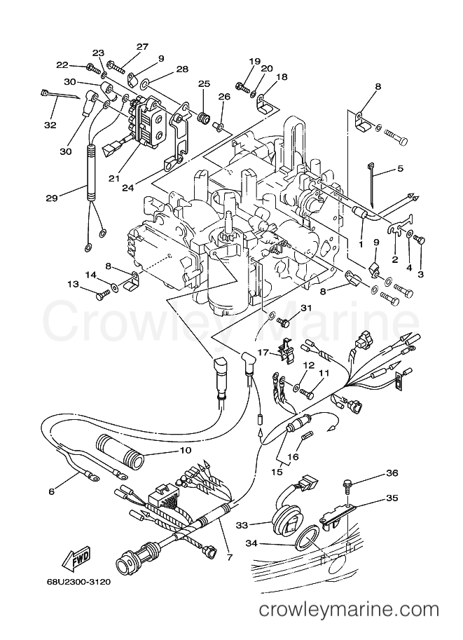 Yamaha Motors FT25BETL (68U5) [090] - ELECTRICAL 2