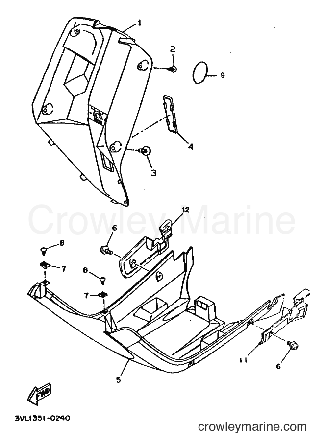 Yamaha Motors CW50 (4RW2) [010] - LEG SHIELD
