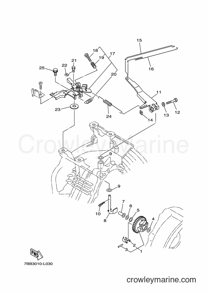 Yamaha Motors YS1390A (7BB3) [010] - GOVERNOR