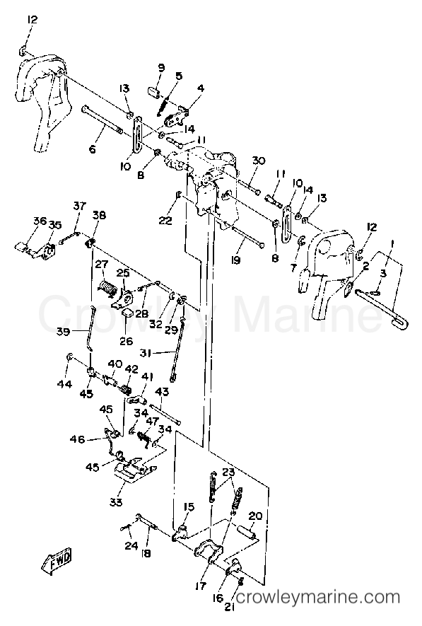 Yamaha Motors 40SG-JD - BRACKET 2