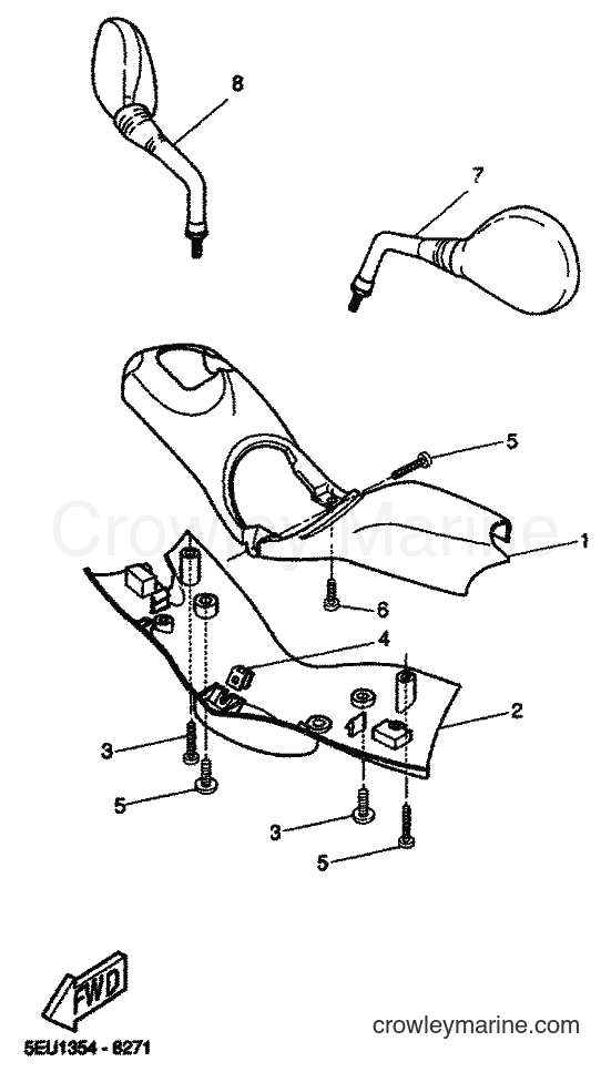 2001 Scooter YH50 - YH50 (5JB6) [030] - COWLING 1