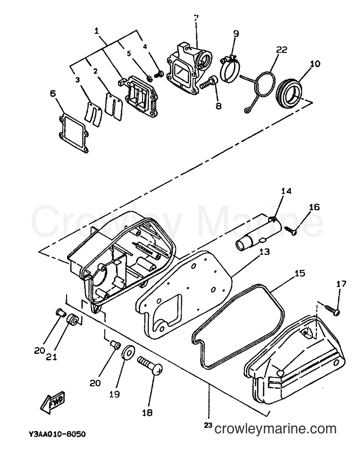 1992 Scooter CW50 - CW50 (3WV2) [999] - INTAKE