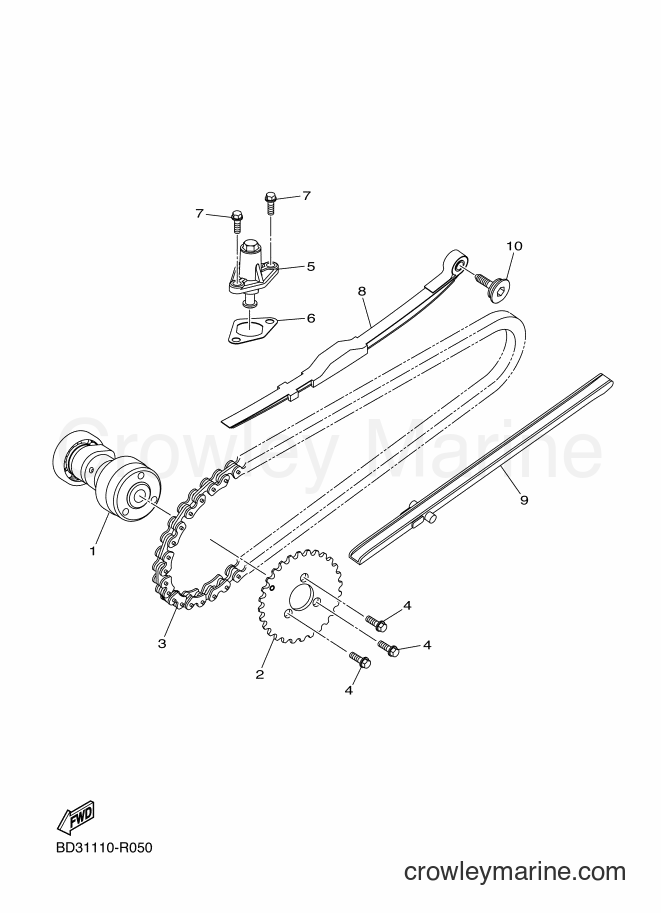 2016 ATV YFM90R - YFM90R (BD33) [010] - CAMSHAFT & CHAIN