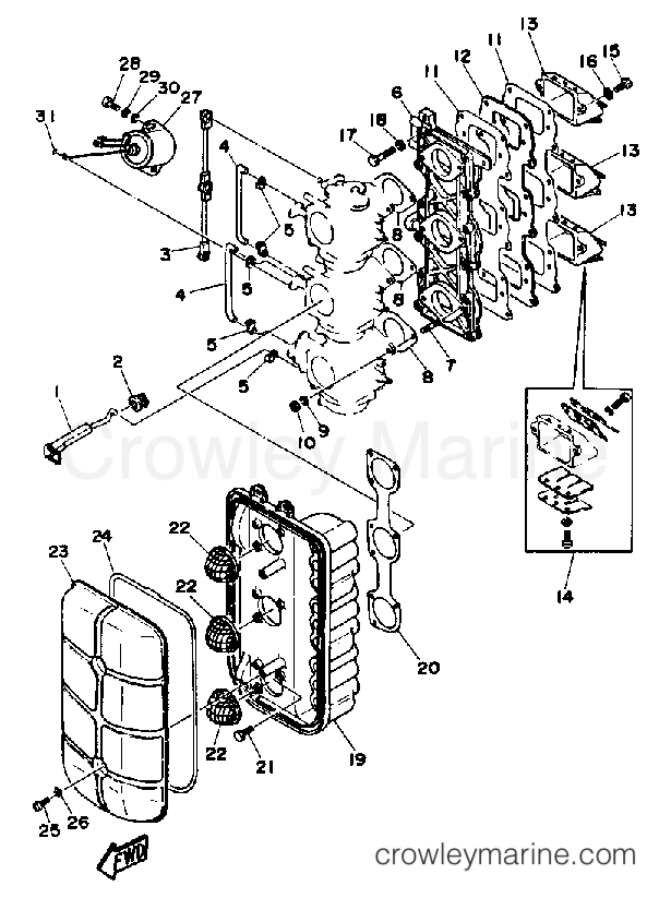 Yamaha Motors C85TLRP - INTAKE