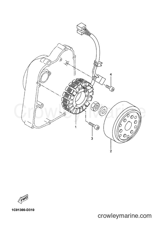 Yamaha Motors YP250R (1C04) [020] - GENERATOR