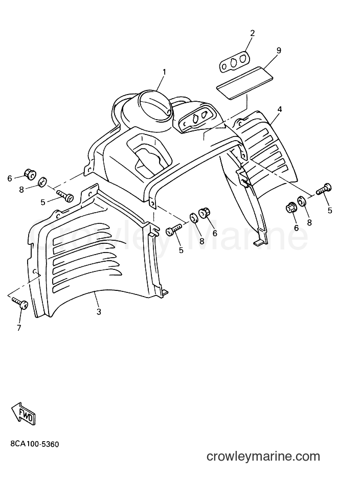 Yamaha Motors VX500ST (8BR2) [010] - INSTRUMENT PANEL