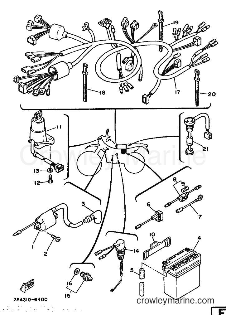 1987 Dirt Bike DT125 - DT125 (35A) [999] - ELECTRICAL 1