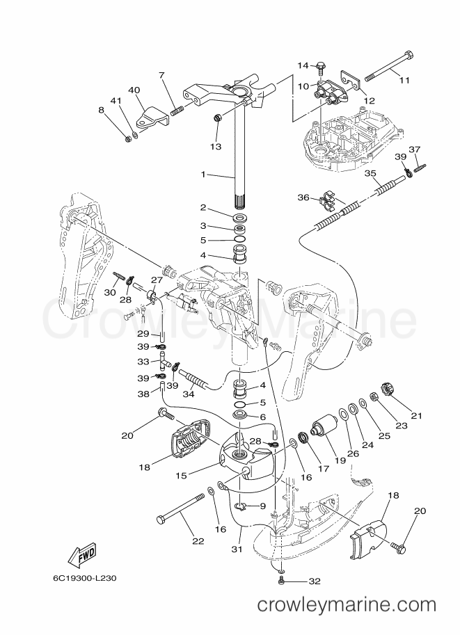 Yamaha Motors F60CET (6C59) [220] - BRACKET 2