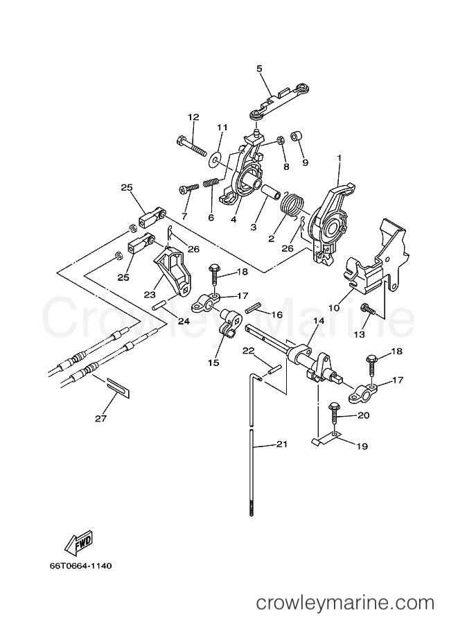 Yamaha Motors (E)40X (66T2) [040] - CONTROL