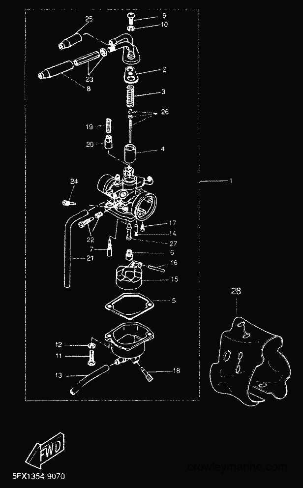 Yamaha Motors CW50RS (5FXE) [010] - CARBURETOR