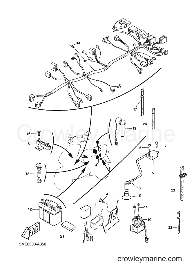 Yamaha Motors YQ100 (5ME6) [050] - ELECTRICAL 2