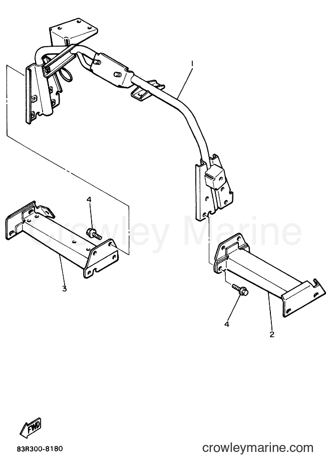 Yamaha Motors VK540E (86V4) [010] - STEERING GATE