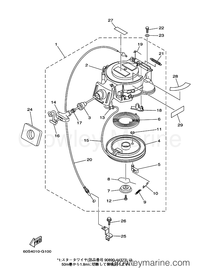 Yamaha Motors FT8DMHX (60S8) [220] - STARTER