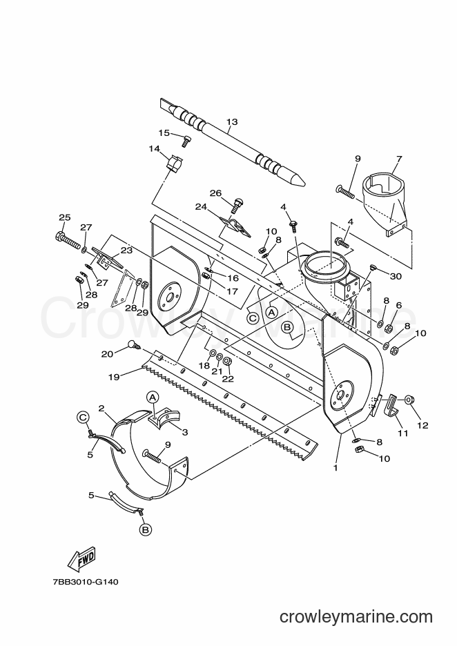 Yamaha Motors YS1390A (7BB3) [010] - AUGA CASE 1