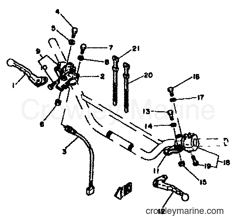 1981 Dirt Bike XT250 - XT250 (5G4) [999] - HANDLE SWITCH & LEVER