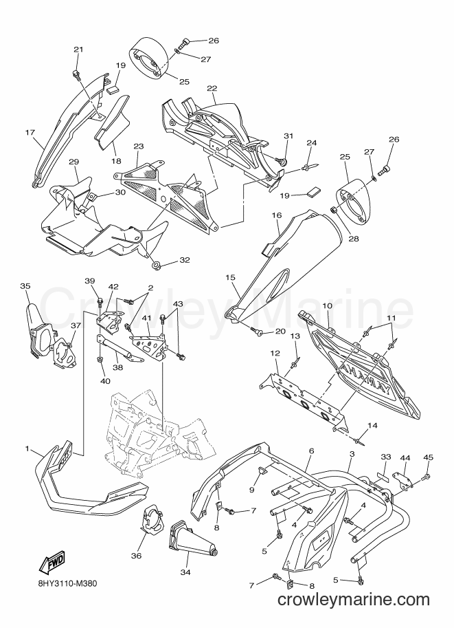 Yamaha Motors RS10SUV (8HY3) [020] - BUMPER