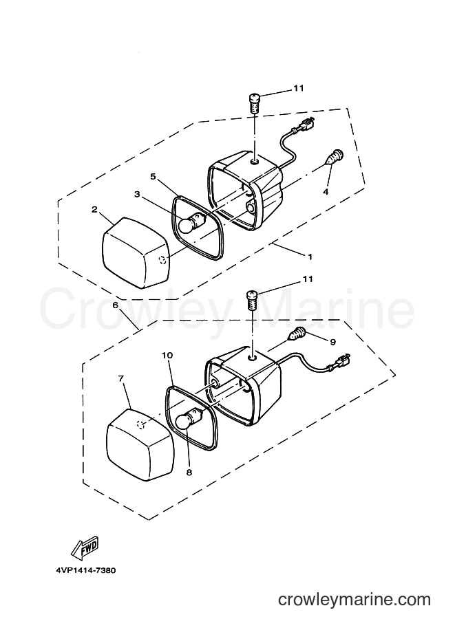 1997 Scooter YW100 - YW100 (4VP5) [999] - FLASHER LIGHT