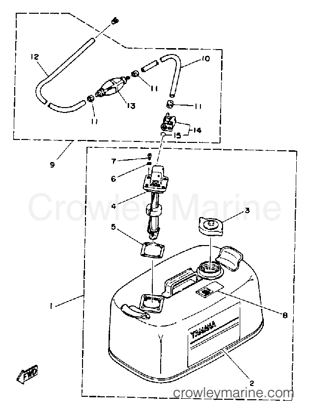 Yamaha Motors 200TLRQ - FUEL SYSTEM 2