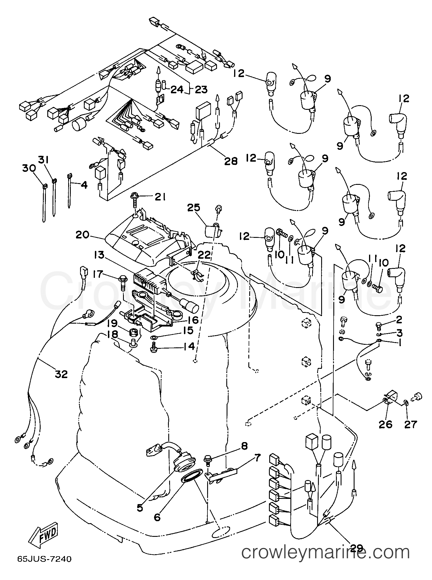 Yamaha Motors L250TXRV - ELECTRICAL 2
