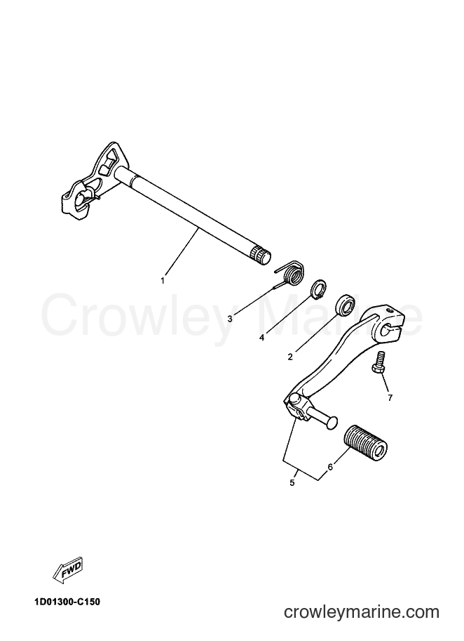 2006 Dirt Bike DT125X - DT125X (2C82) [030] - SHIFT SHAFT