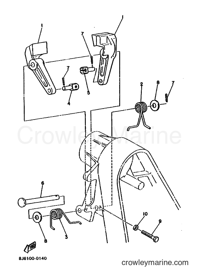 1988 Snowmobile ET340 - ET340 (84F0) [030] - BRAKE