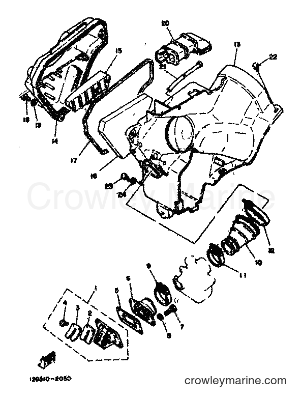 1982 Street Bike RD80 - RD80 (12G) [999] - INTAKE