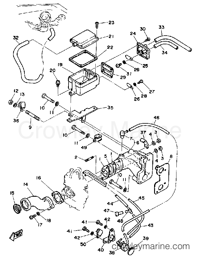 Yamaha Motors F9.9LD - INTAKE