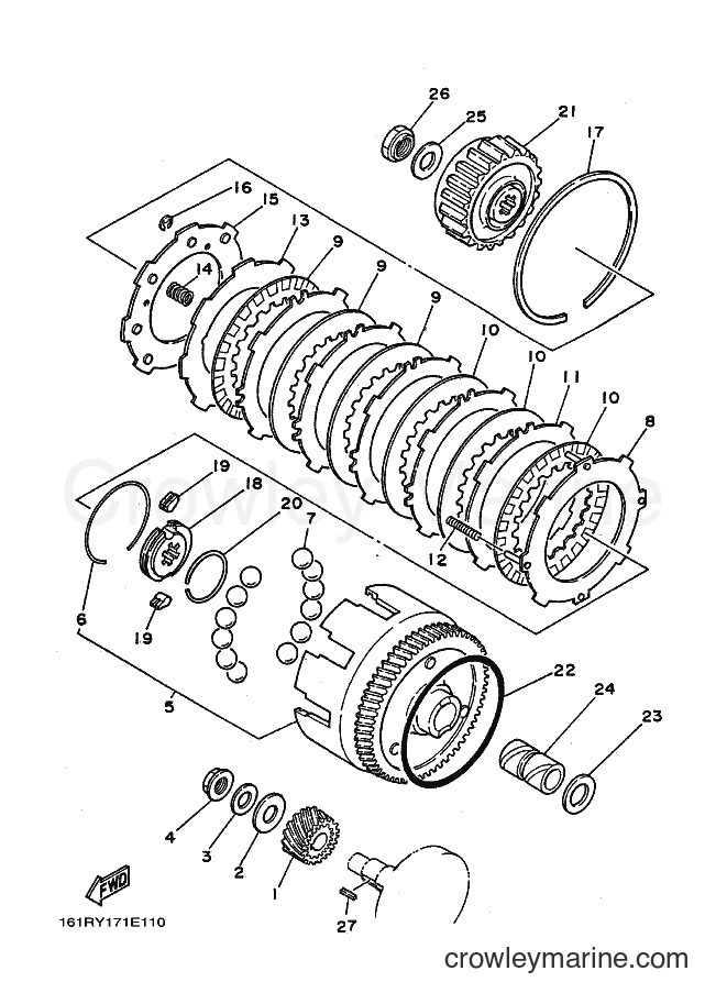 1988 Dirt Bike BW80 - BW80 (1RY0) [030] - CLUTCH