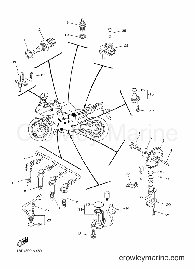 2015 Street Bike FZ8-SA - FZ8-SA (1BDA) [050] - ELECTRICAL 1