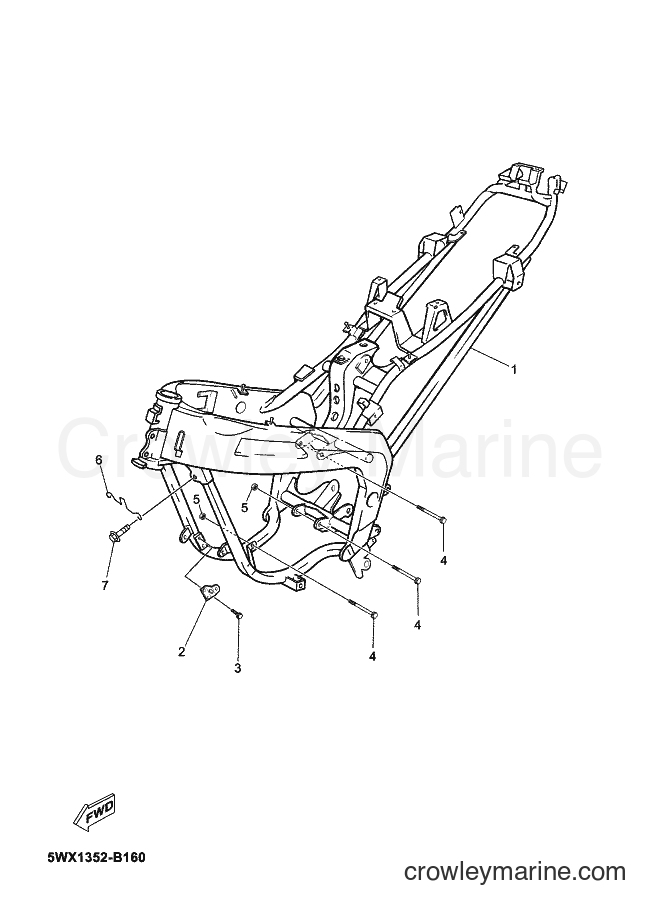 Yamaha Motors TZR50 (5WX2) [070] - FRAME