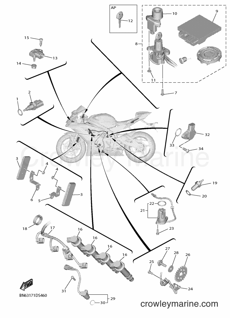2017 Sport Bike YZF600 - YZF600 (BN63) [010] - ELECTRICAL 1