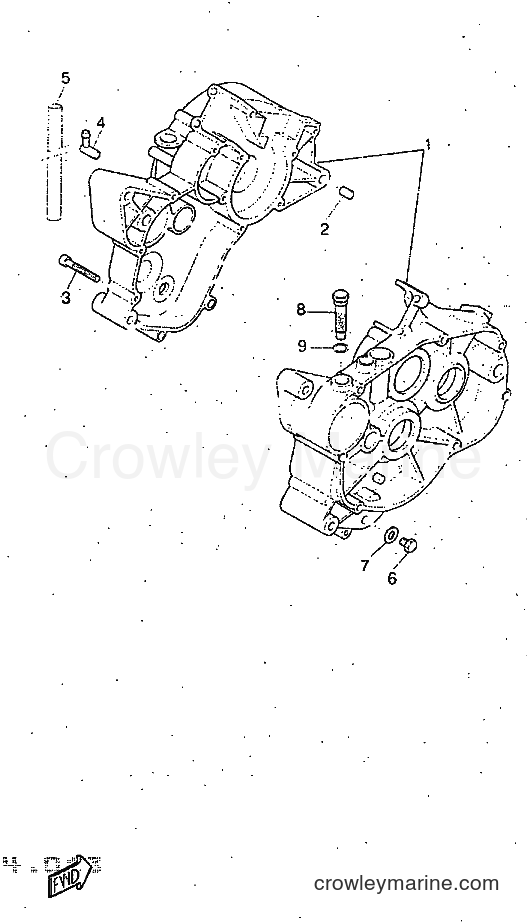 1997 Scooter DT50R - DT50R (5EC1) [999] - CRANKCASE